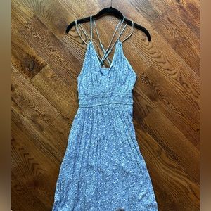 LIKE NEW A&F Strappy Floral Maxi Dress